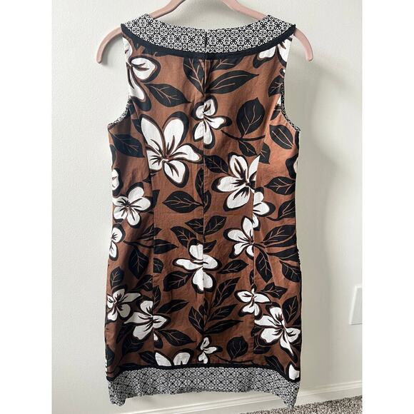 Tommy Bahama Hawaiian tapa dress women's size 4 - Picture 2 of 5
